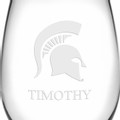 Michigan State Stemless Wine Glasses Made in the USA - Set of 2 - Image 3