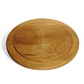 click to view Emory Goizueta Round Bread Server - Image 1