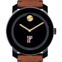 Fordham University Men's Movado BOLD with Brown Leather Strap