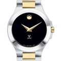 UVA Women's Movado Collection Two-Tone Watch with Black Dial - Image 1