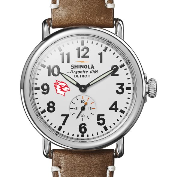 Wesleyan Shinola Watch, The Runwell 41mm White Dial - Image 1