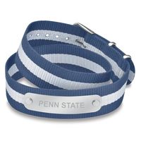 Penn State Double Wrap NATO ID Bracelet