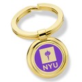 New York University Enamel Key Ring - Image 1