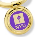 New York University Enamel Key Ring - Image 2