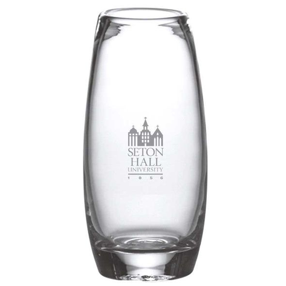 Seton Hall Glass Addison Vase by Simon Pearce