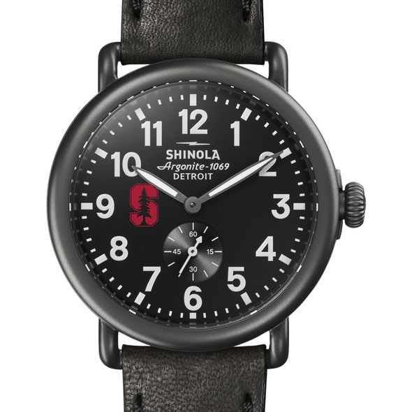 Stanford Shinola Watch, The Runwell 41mm Black Dial - Image 1