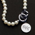 Kappa Kappa Gamma Pearl Necklace with Sterling Silver Charm - Image 2