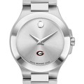 UGA Women's Movado Collection Stainless Steel Watch with Silver Dial - Image 1