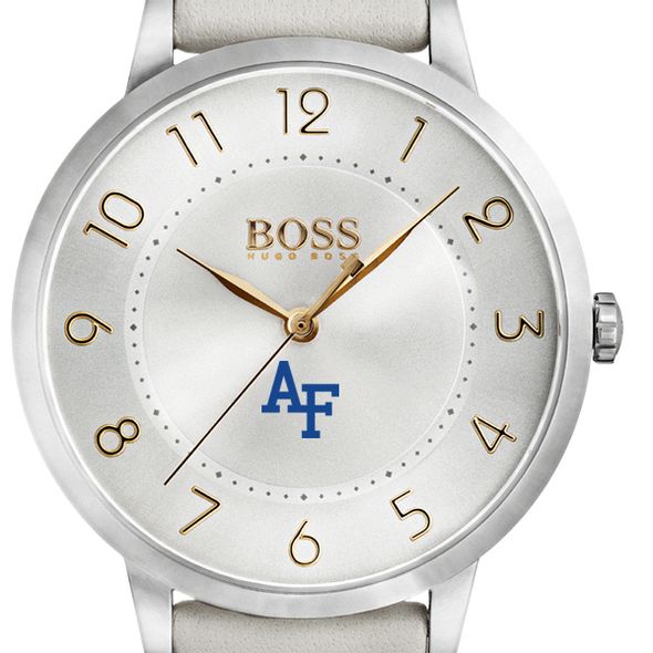 US Air Force Academy Women's BOSS White Leather from M.LaHart