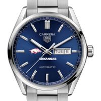 Arkansas Men's TAG Heuer Carrera with Blue Dial & Day-Date Window