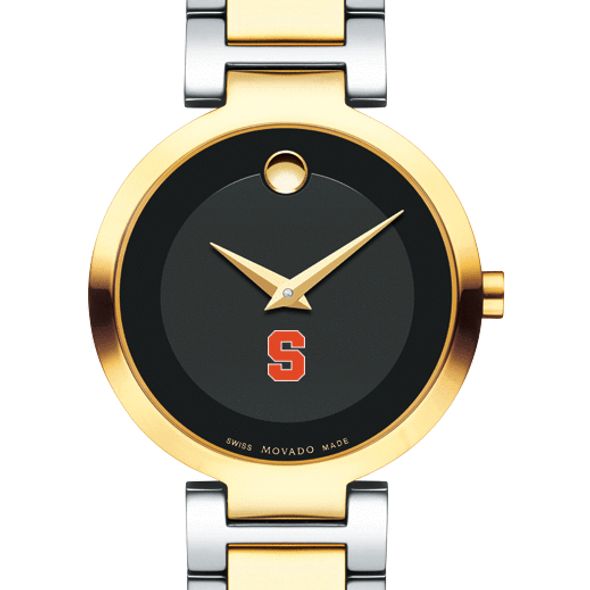 Syracuse University Women's Movado Two-Tone Modern Classic Museum with Bracelet