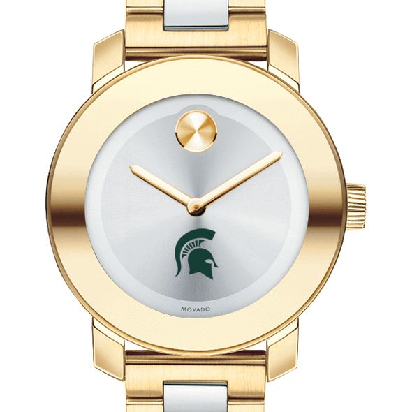 Michigan State University Women's Movado Two-Tone Bold