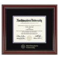 Northwestern University Diploma Frame, the Fidelitas - Image 1