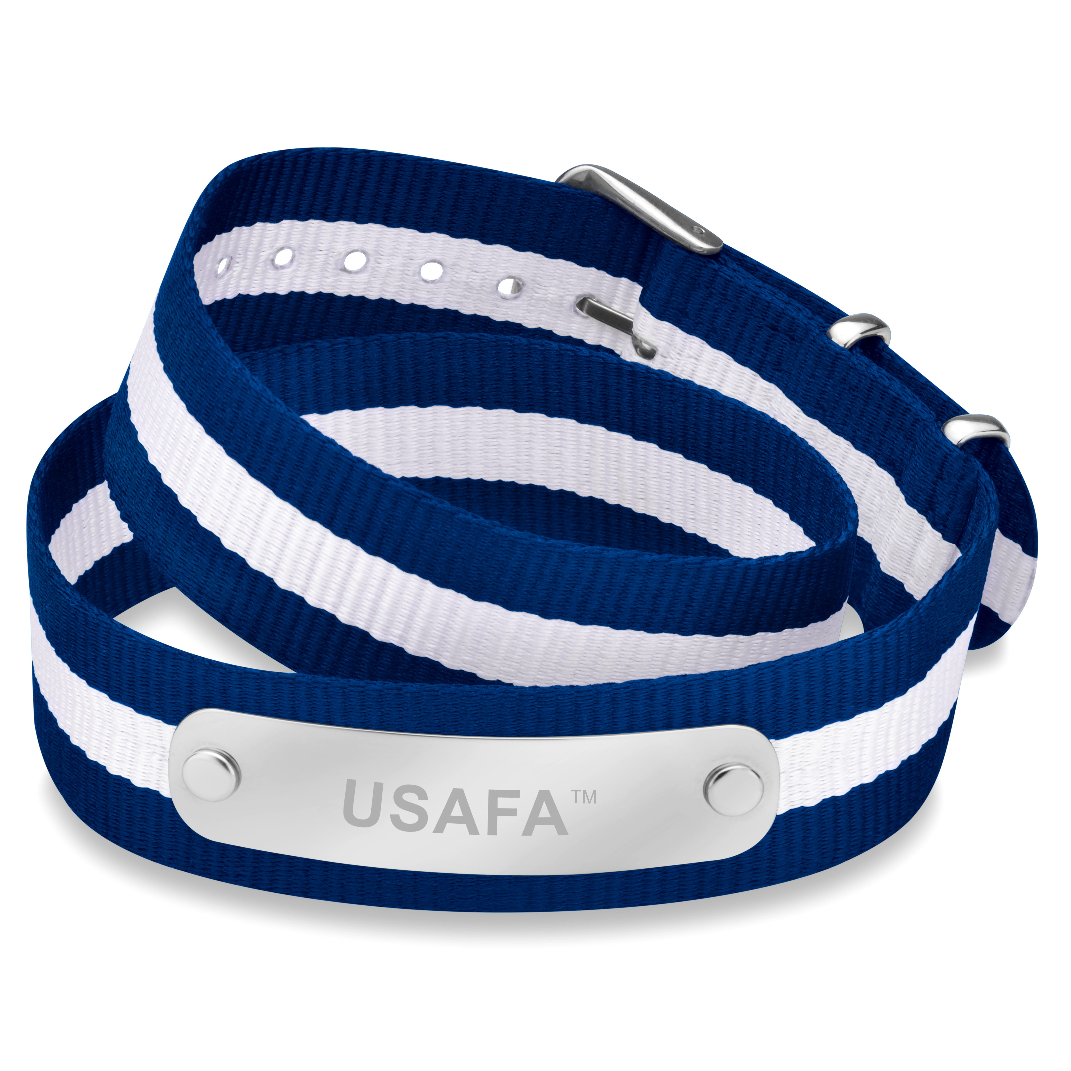 US Air Force Academy Double Wrap NATO ID Bracelet