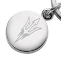 Arizona State Sterling Silver Insignia Key Ring - Image 2
