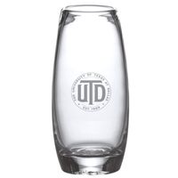 UT Dallas Glass Addison Vase by Simon Pearce