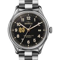 Notre Dame Shinola Watch, The Vinton 38mm Black Dial