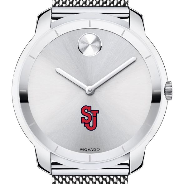 St. John's University Men's Movado Stainless Bold 44