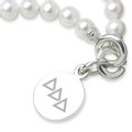 Delta Delta Delta Pearl Bracelet with Sterling Silver Charm - Image 2