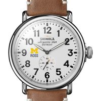Michigan Ross Shinola Watch, The Runwell 47mm White Dial