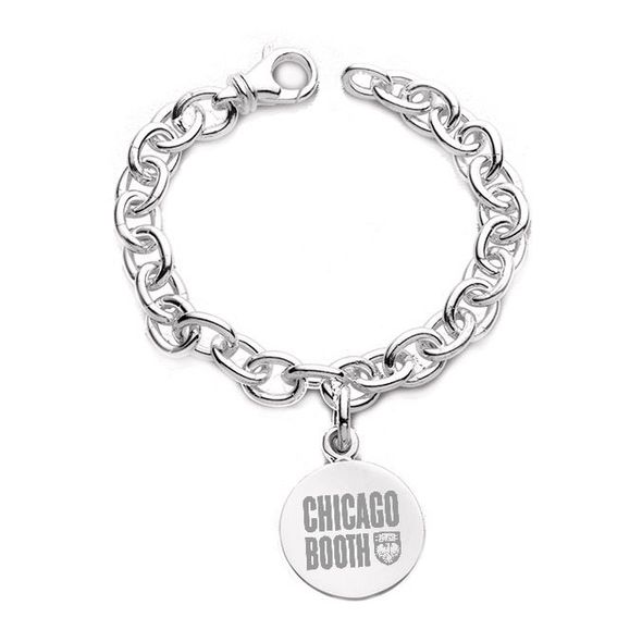 Chicago Booth Sterling Silver Charm Bracelet - Image 1