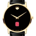 NC State Men's Movado Gold Museum Classic Leather - Image 1