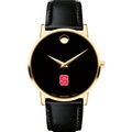 NC State Men's Movado Gold Museum Classic Leather - Image 2