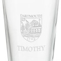 click to view Dartmouth College 16 oz Pint Glass - Image 3