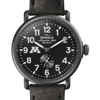 Minnesota Shinola Watch, The Runwell 41mm Black Dial