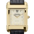 Charleston Men's Gold Quad with Leather Strap - Image 1