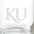 University of Kansas 13 oz Glass Coffee Mug - Image 3