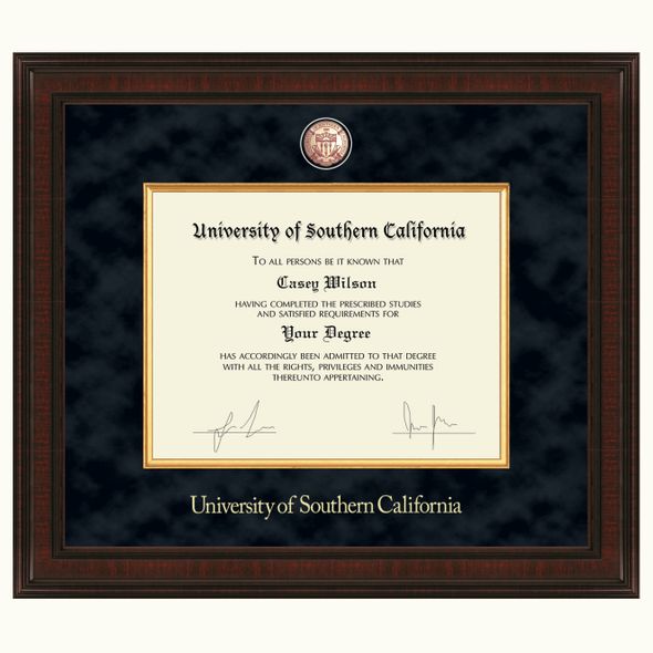 University of Southern California Diploma Frame - Excelsior - Image 1
