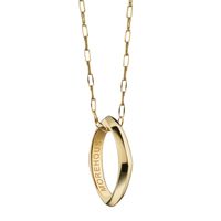 Morehouse Monica Rich Kosann Poesy Ring Necklace in Gold