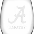 Alabama Stemless Wine Glasses Made in the USA - Set of 4 - Image 3
