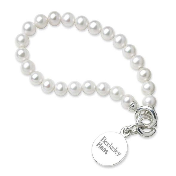 Berkeley Haas Pearl Bracelet with Sterling Silver Charm - Image 1