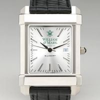 William & Mary Men's Collegiate Watch with Leather Strap