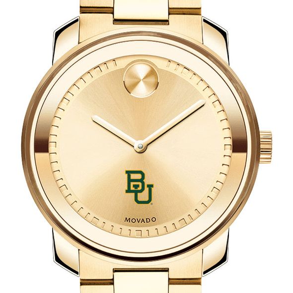 Baylor University Men's Movado Gold Bold