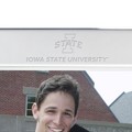 Iowa State Polished Pewter 5x7 Picture Frame - Image 2