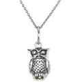 Chi Omega Sterling Silver Necklace with Owl Charm - Image 2