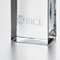 Rice Tall Glass Desk Clock by Simon Pearce - Image 2
