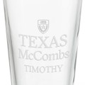 McCombs School of Business 16 oz Pint Glass - Image 3