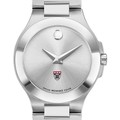 HBS Women's Movado Collection Stainless Steel Watch with Silver Dial - Image 1
