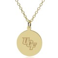 UCF 18K Gold Pendant & Chain - Image 1