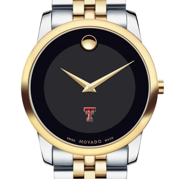 Texas Tech Men's Movado Two-Tone Museum Classic Bracelet