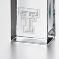 Texas Tech Tall Glass Desk Clock by Simon Pearce - Image 2