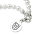 Tuck Pearl Bracelet with Sterling Silver Charm - Image 2