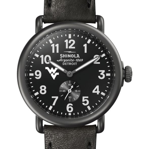 West Virginia Shinola Watch, The Runwell 41mm Black Dial - Image 1