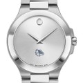 Gonzaga Men's Movado Collection Stainless Steel Watch with Silver Dial - Image 1