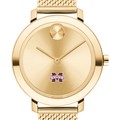 MS State Women's Movado Bold Gold with Mesh Bracelet - Image 1