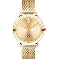 MS State Women's Movado Bold Gold with Mesh Bracelet - Image 2